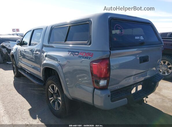 5TFCZ5AN3JX144581 2018 TOYOTA TACOMA Gray 