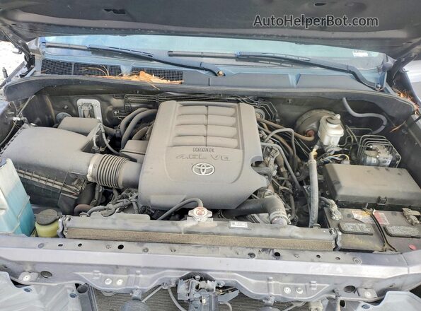 5TFEM5F16KX142189 2019 TOYOTA TUNDRA Серый Вид задней части салона