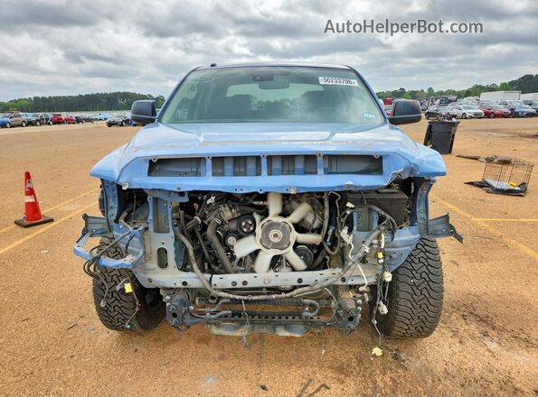5TFEM5F17KX138152 2019 TOYOTA TUNDRA Blue Widok z przodu
