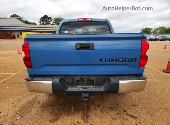 5TFEM5F17KX138152 2019 TOYOTA TUNDRA Blue Widok z tyłu