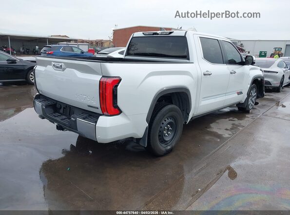 5TFMC5DB1SX112494 2025 TOYOTA TUNDRA HYBRID White Задня права чверть