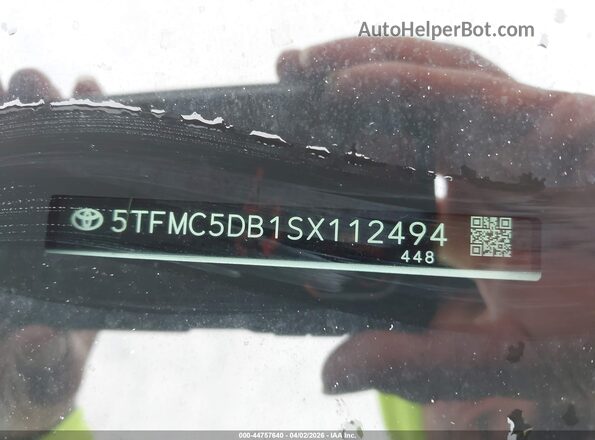 5TFMC5DB1SX112494 2025 TOYOTA TUNDRA HYBRID White 