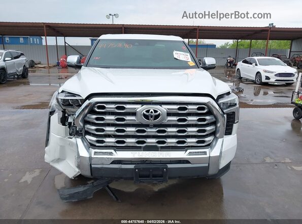 5TFMC5DB1SX112494 2025 TOYOTA TUNDRA HYBRID White Вид щитка приладів