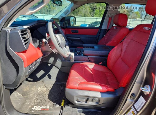 5TFPC5DB1PX028289 2023 TOYOTA TUNDRA Black Вид салону спереду