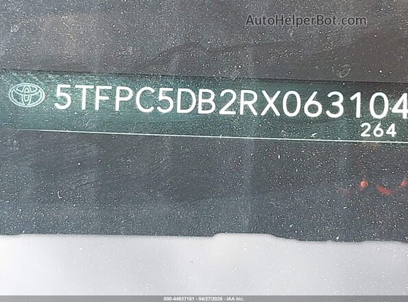 5TFPC5DB2RX063104 2024 TOYOTA TUNDRA HYBRID Black 