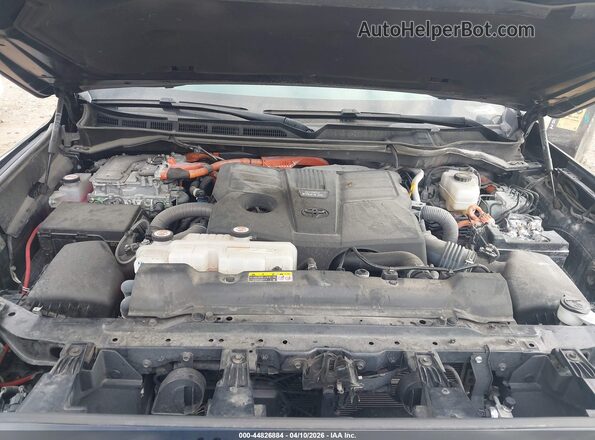 5TFPC5DB6PX015652 2023 TOYOTA TUNDRA HYBRID Black Widok z tyłu