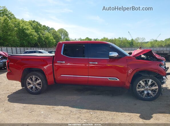 5TFVC5DB8RX042541 2024 TOYOTA TUNDRA HYBRID Red უკანა სალონის ხედი