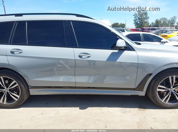 5UX23EM01P9N85182 2023 BMW X7 Gray უკანა სალონის ხედი