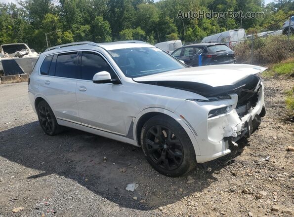 5UX23EM01P9P25098 2023 BMW X7 Белый Передняя правая четверть