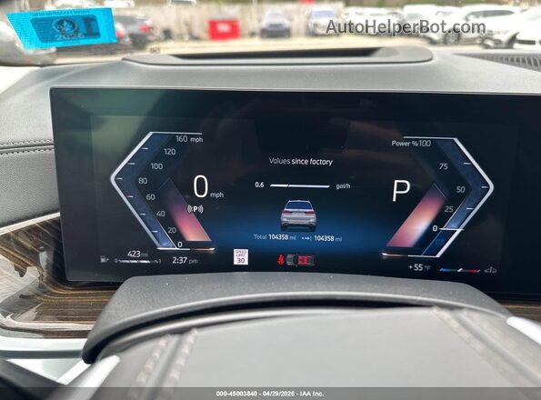 5UX23EM03R9U24321 2024 BMW X7 Белый Вид задних сидений