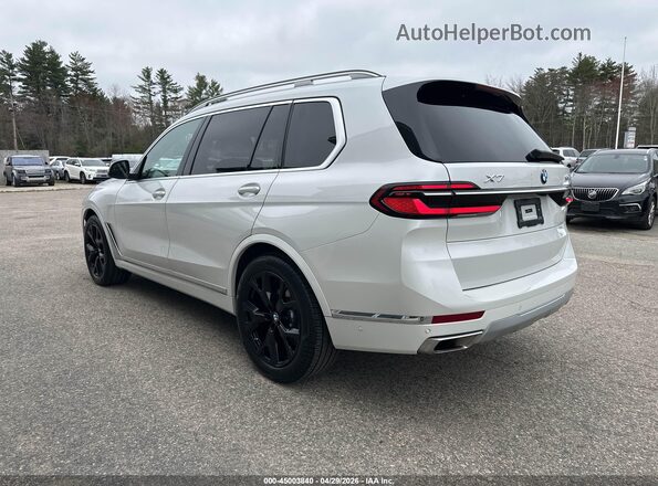 5UX23EM03R9U24321 2024 BMW X7 Белый Задняя левая четверть