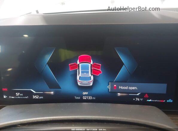 5UX23EM04S9Z58367 2025 BMW X7 Gray Вид задніх сидінь