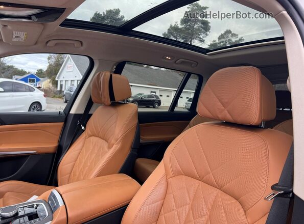 5UX23EM06P9R65571 2023 BMW X7 White Rear interior view