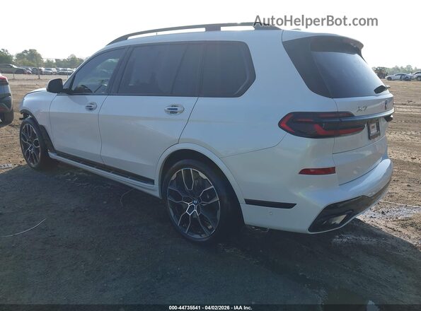 5UX23EM07S9W44955 2025 BMW X7 White Задня ліва чверть