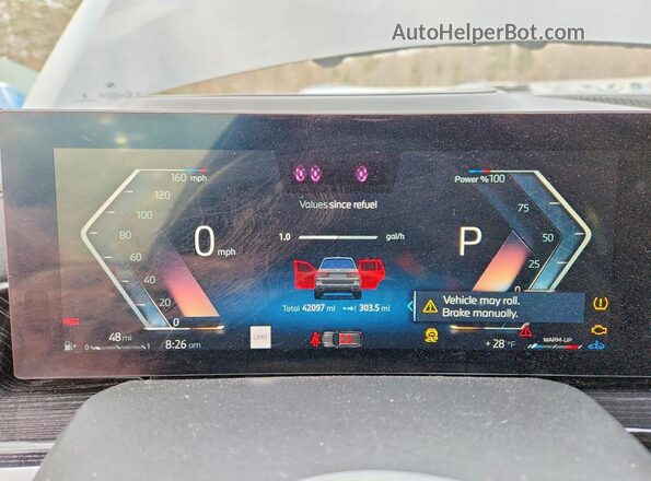 5UX23EM09R9V99558 2024 BMW X7 Серый Вид щитка приборов