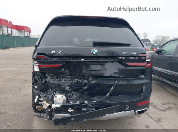 5UX23EM09S9W76936 2025 BMW X7 Black Widok z przodu