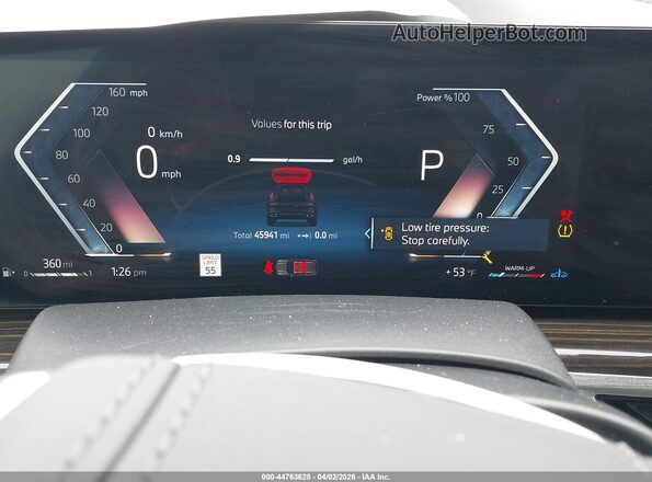 5UX23EM09S9W76936 2025 BMW X7 Black Widok tylnych siedzeń