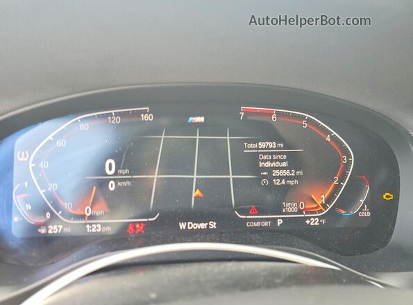 5UX2V1C01L9B69859 2020 BMW X4 White 