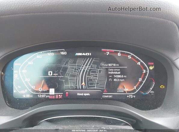 5UX2V5C09M9H46677 2021 BMW X4 Black Widok tylnych siedzeń