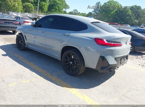 5UX33DT08R9T71132 2024 BMW X4 Gray Trasero izquierdo