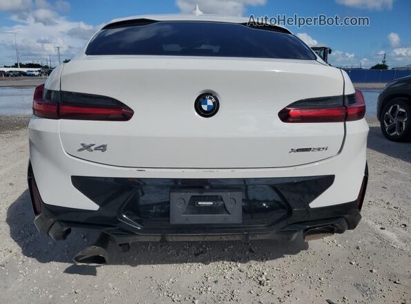 5UX33DT0XP9R33786 2023 BMW X4 White Vista trasera