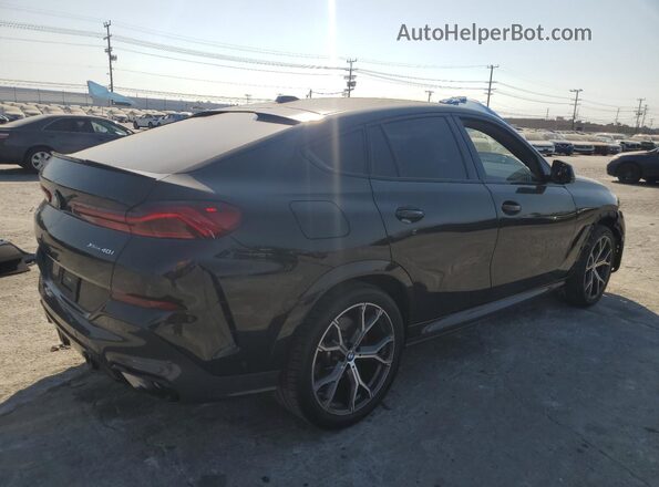 5UX33EX01R9S62253 2024 BMW X6 Black Հետևի աջ