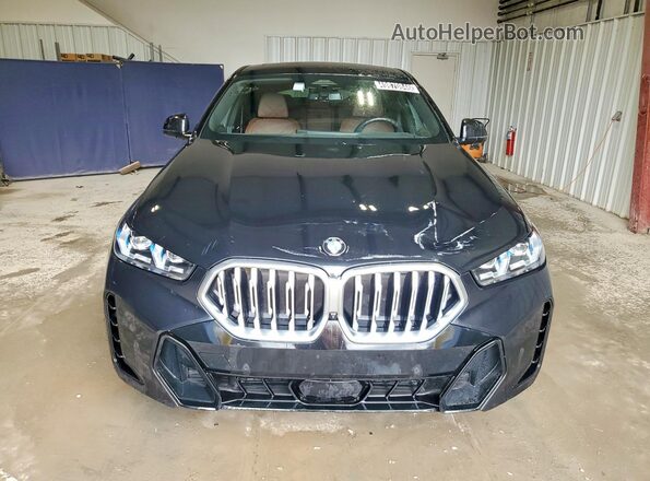 5UX33EX01S9Z23737 2025 BMW X6 Black Vista frontal