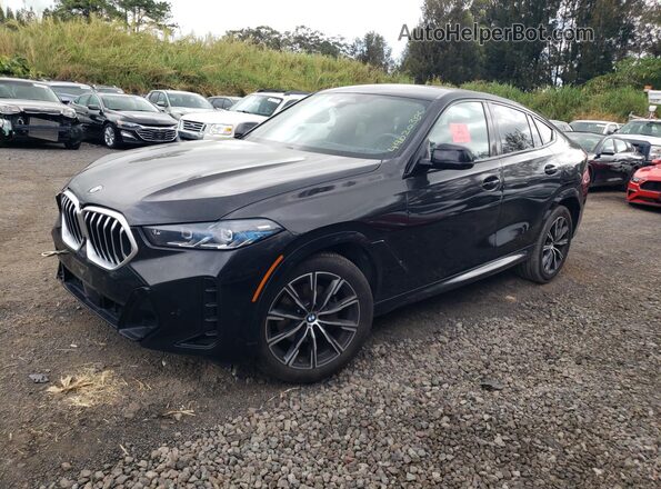 5UX33EX02S9X29007 2025 BMW X6 Black 