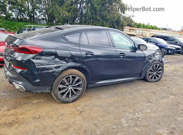 5UX33EX02S9X29007 2025 BMW X6 Black უკანა მარჯვენა