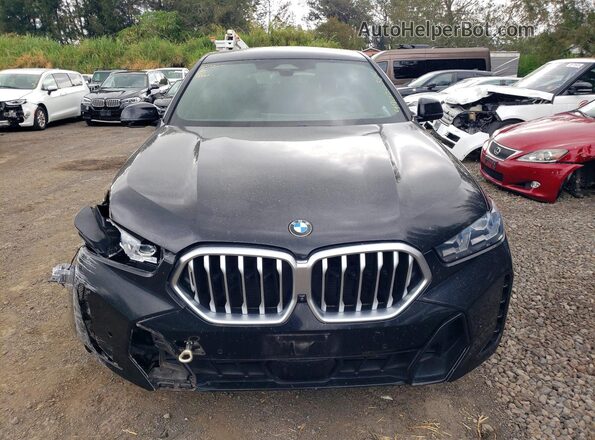 5UX33EX02S9X29007 2025 BMW X6 Black წინა ხედი