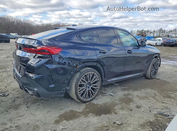 5UX33EX08R9T65475 2024 BMW X6 Black უკანა მარჯვენა