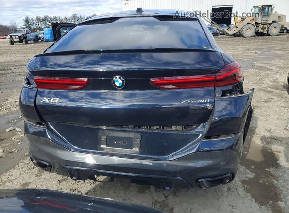5UX33EX08R9T65475 2024 BMW X6 Black უკანა ხედი