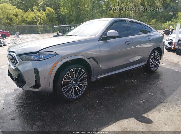 5UX33EX0XS9Z00795 2025 BMW X6 Gray Vista tres cuartos delantera izquierda