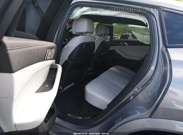 5UX33EX0XS9Z00795 2025 BMW X6 Gray Vista de la etiqueta del VIN