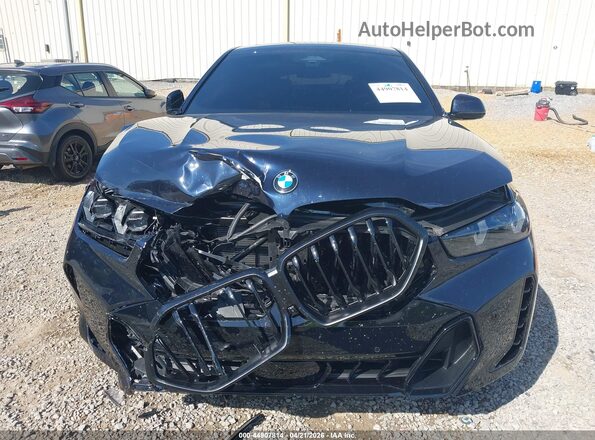 5UX33EX0XT9303101 2026 BMW X6 Black Вид спереду