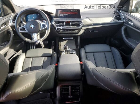 5UX43DP00P9P00630 2023 BMW X3 Black წინა პანელის ხედი
