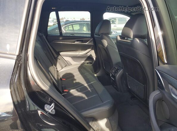 5UX43DP00P9P00630 2023 BMW X3 Black უკანა სალონის ხედი
