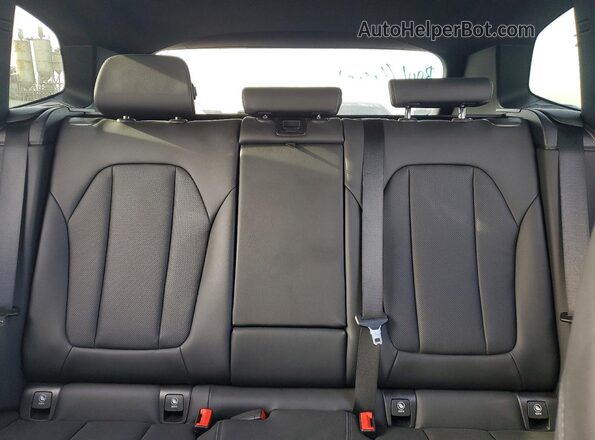 5UX43DP00P9P00630 2023 BMW X3 Black უკანა სავარძლების ხედი