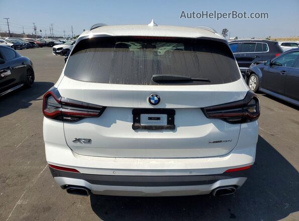 5UX43DP01R9U63004 2024 BMW X3 White Вид ззаду