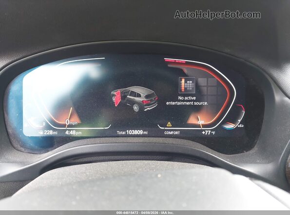 5UX43DP06N9N05841 2022 BMW X3 Черный Вид задних сидений