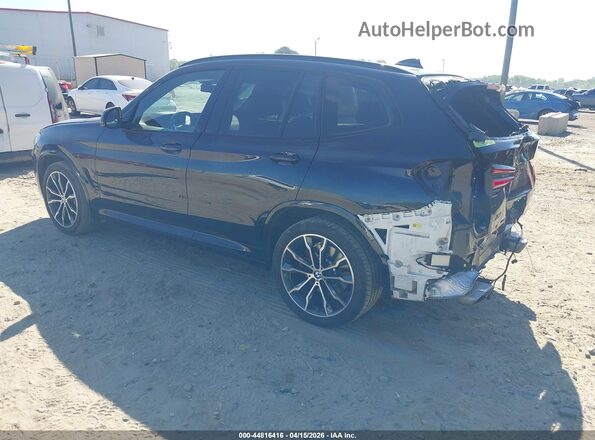 5UX43DP07N9N13947 2022 BMW X3 Black Задня ліва чверть