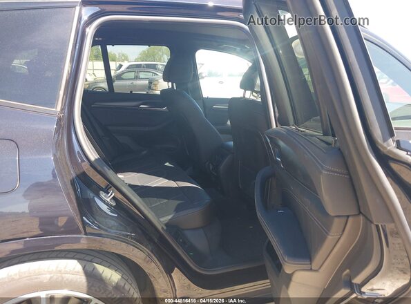 5UX43DP07N9N13947 2022 BMW X3 Black Вид наклейки з VIN-кодом