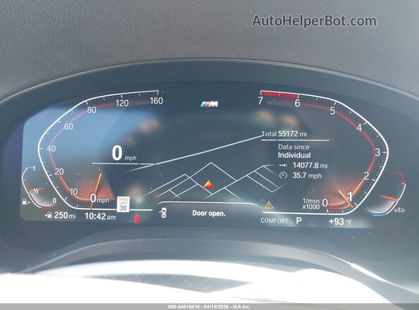 5UX43DP07N9N13947 2022 BMW X3 Black Вид задніх сидінь