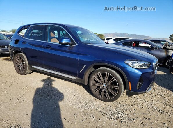 5UX43DP09P9T08570 2023 BMW X3 Синий 