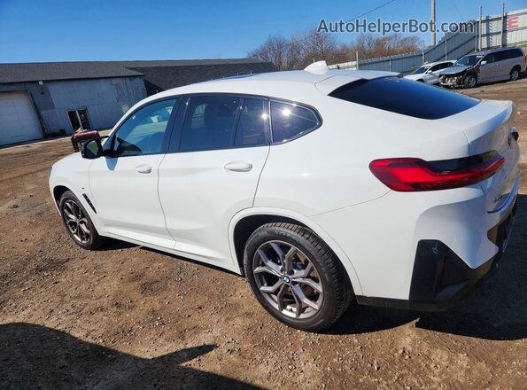 5UX43DT09P9R39485 2023 BMW X4 Белый Задняя левая четверть