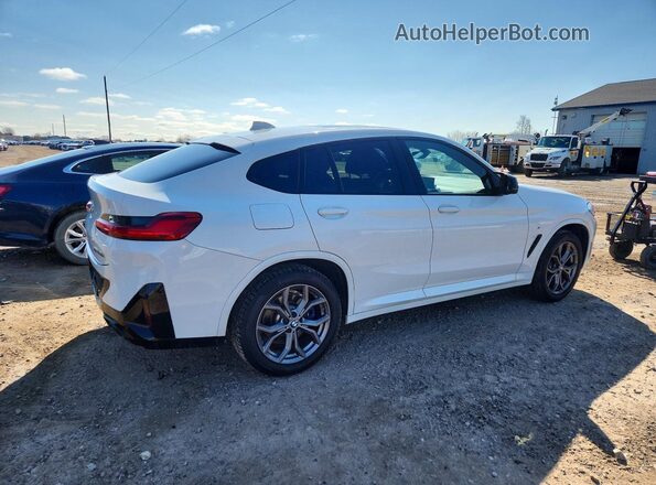 5UX43DT09P9R39485 2023 BMW X4 Белый Задняя правая четверть