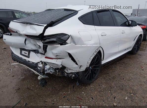 5UX43EX08R9V08493 2024 BMW X6 White Задня права чверть