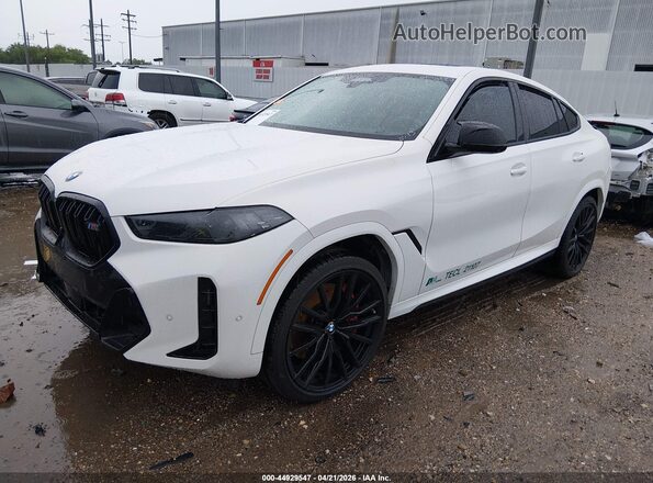 5UX43EX08R9V08493 2024 BMW X6 White Передня ліва чверть
