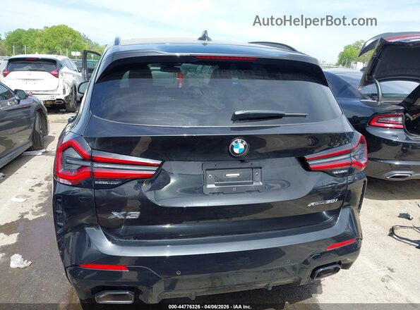 5UX53DP01P9N54694 2023 BMW X3 Black 