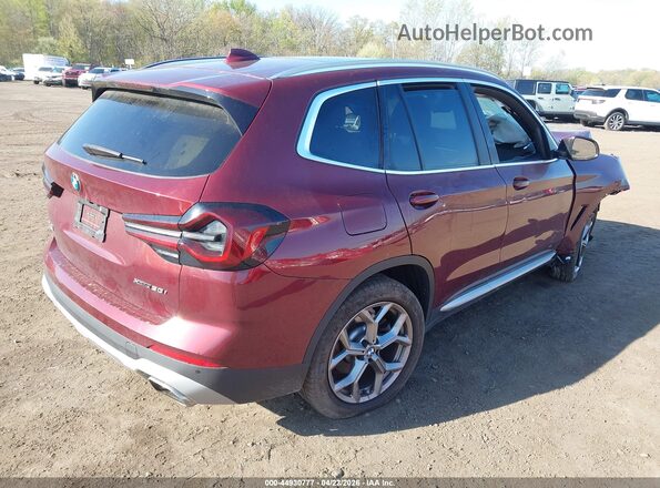 5UX53DP01R9W80735 2024 BMW X3 Red 
